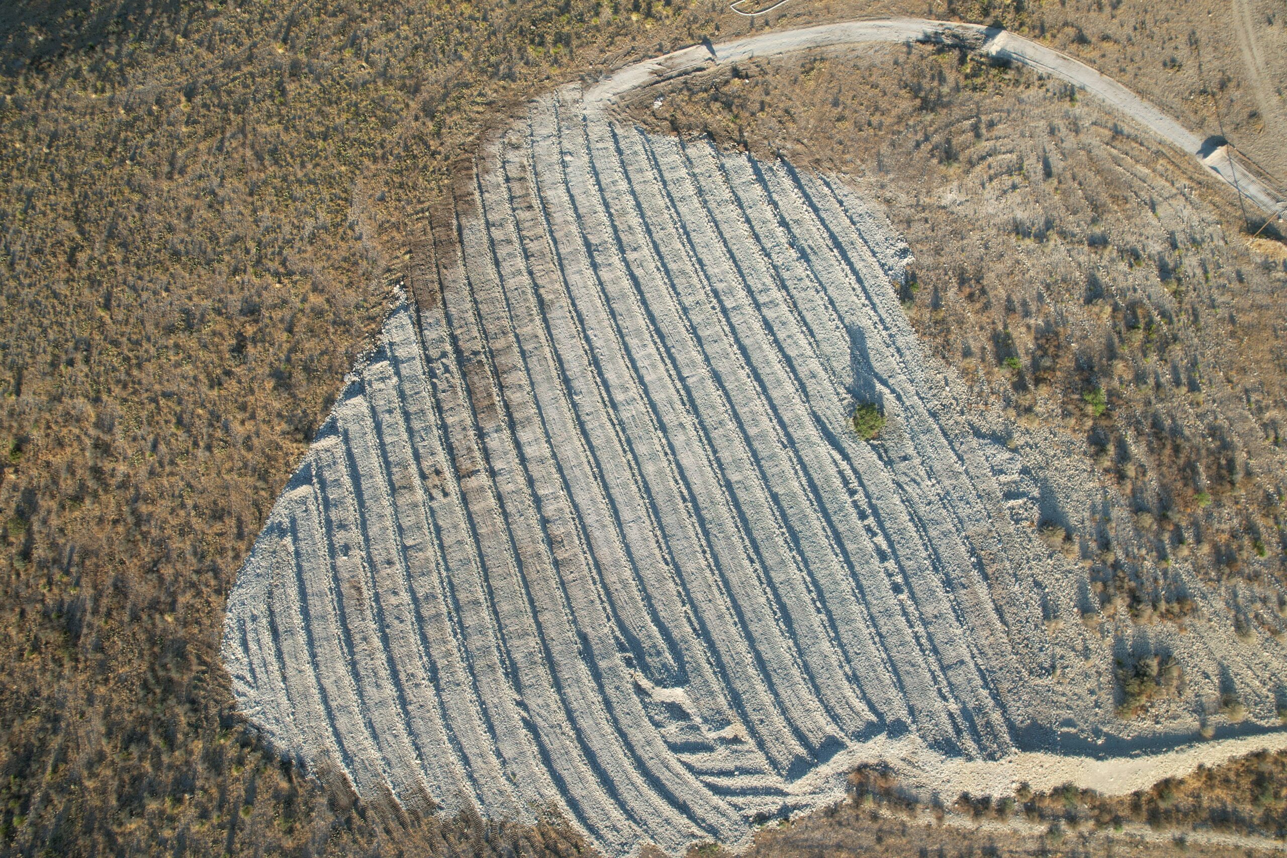Land reclamation and seeding Land reclamation and seeding